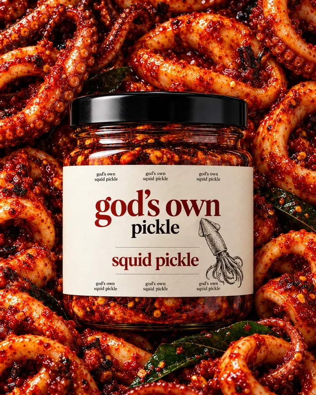 Squid pickle jar